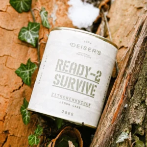 DEISER'S Ready-2-Survive Zitronenkuchen 280 g – Dosenkuchen (6 Stk.)