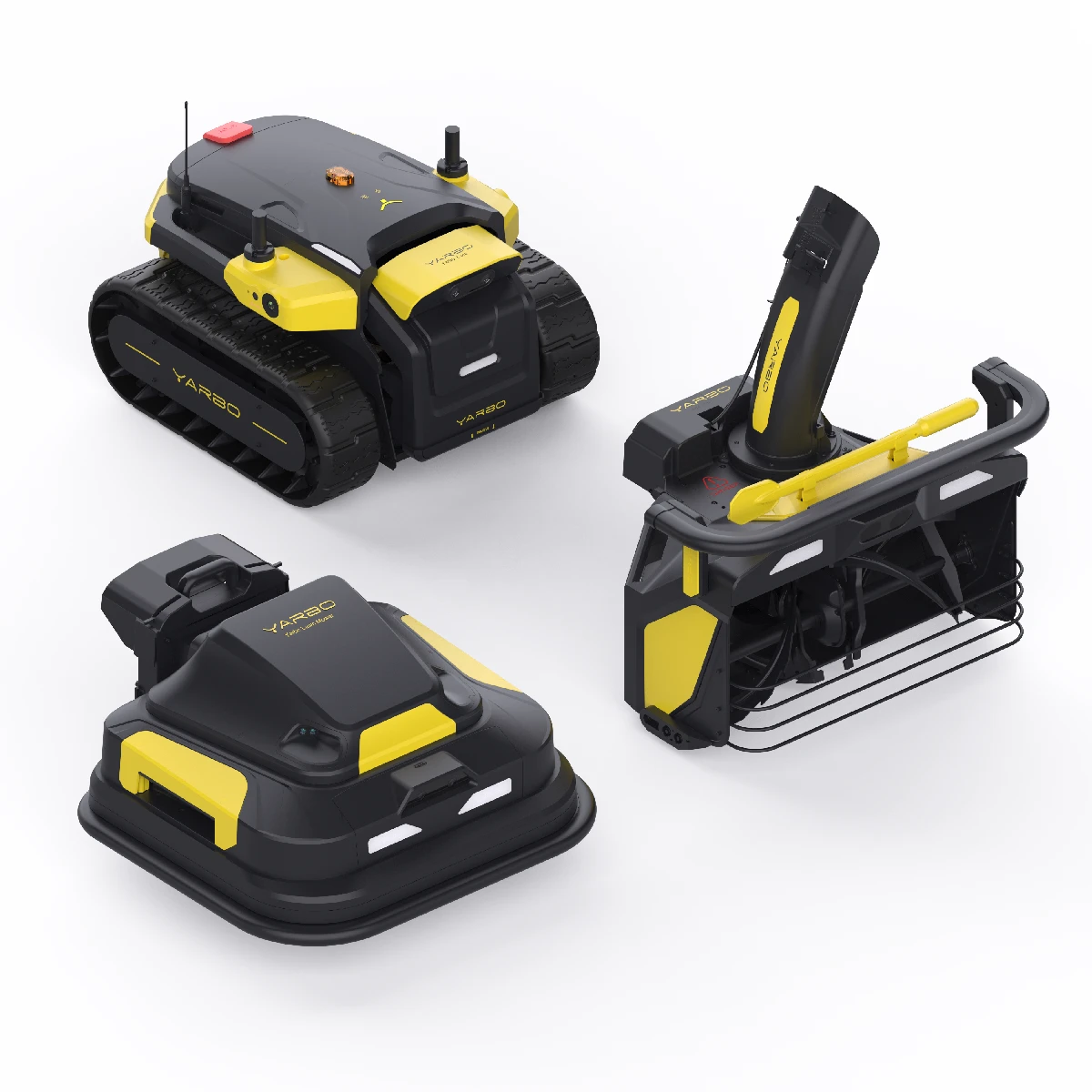 Yarbo Set Core & Mähwerk Pro + Schneefräse