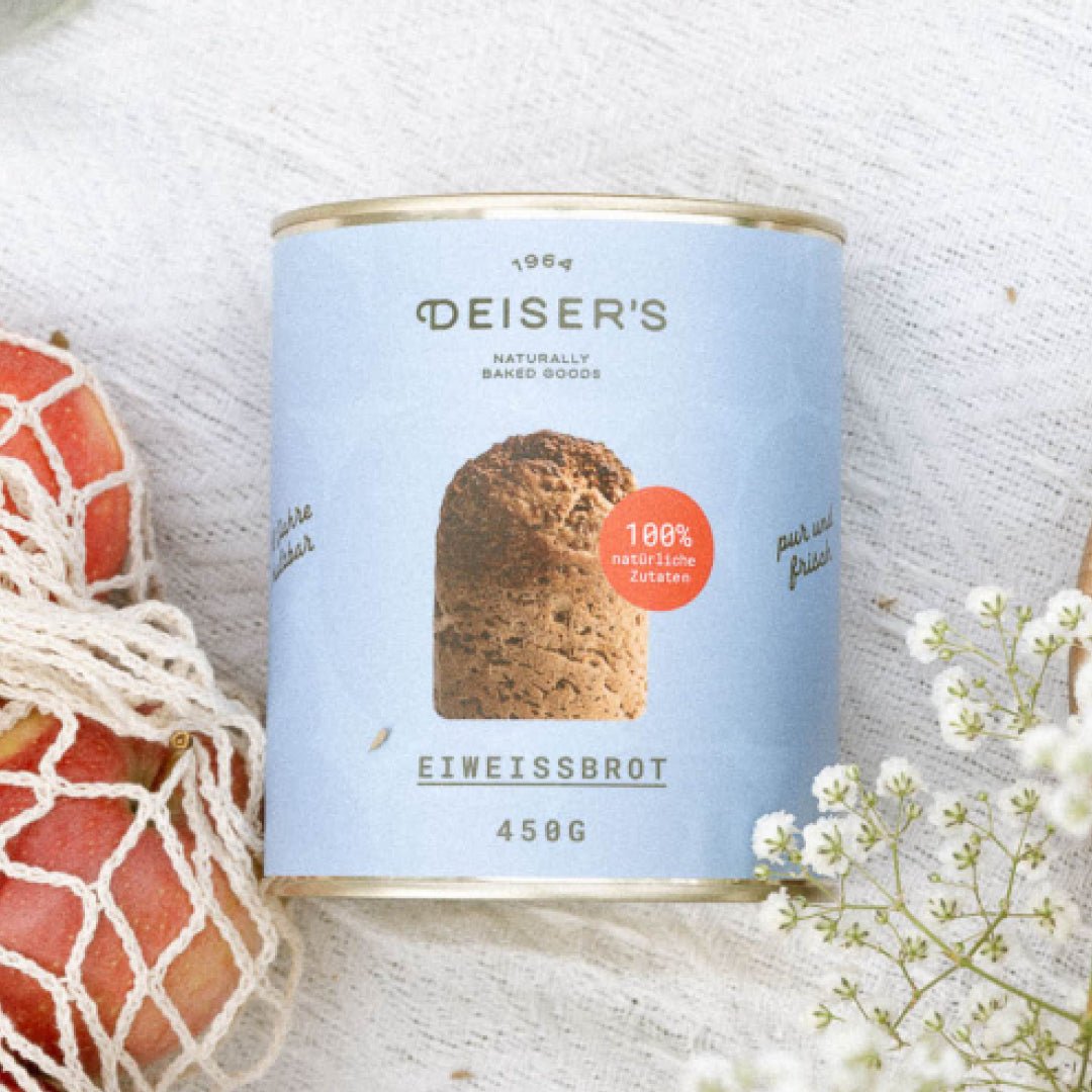 DEISER'S Eiweißbrot 450 g – Dosenbrot (6 Stk.)