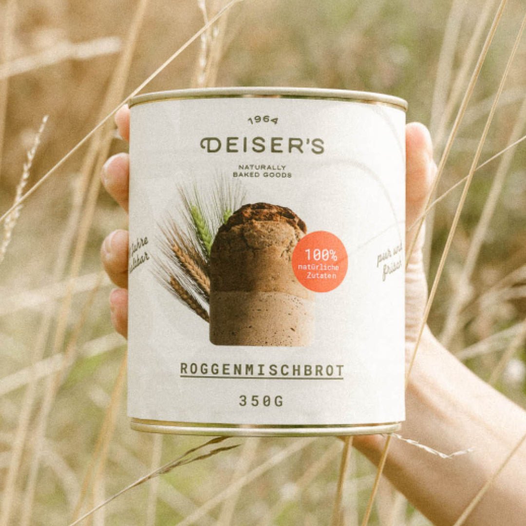 DEISER'S Roggenmischbrot 350 g – Dosenbrot (6 Stk.)
